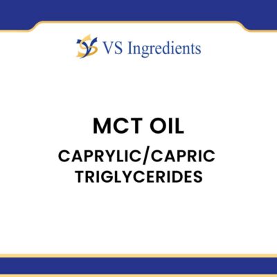 MCT Oil: Caprylic/Capric Triglycerides